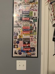 SUPREME 2019 Friends and Family Door Poster Sticker Print ( Frame Not Included)