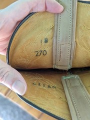 Vintage 70s Tony Lama 270 ladies 7B tan brown cowgirl BUTTERFLY western boots