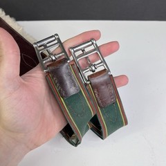 RARE Cliff Barnsby Leather Dressage Girth w/ Removable Sheepskin Padding Size 52