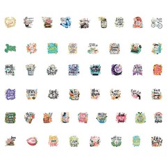 250 Pcs Inspirational Stickers for Water Bottles Laptop Computer Journaling