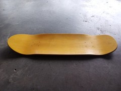 9.18″ Skateboard Deck «Huffer» Shape MIX Mfg Handcrafted in USA Yellow
