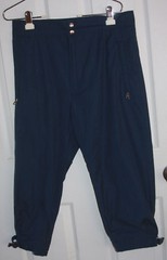 1St Down Jockey Riding Pants Breeches Small Navy Blue Polyester Cotton Blend