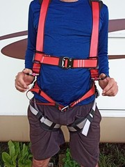 Paragliding, Paramotor, Paraglider, kiting ground handling harness w/Carabiners