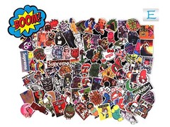 100 Random Skateboard Stickers Vinyl Laptop Luggage Decals Dope Sticker Lot Mix