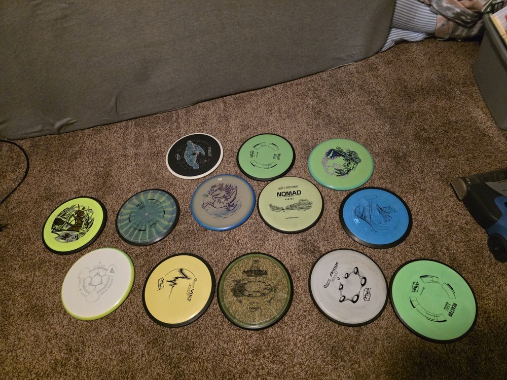 Lot of 14 Used Disc Golf Discs MVP