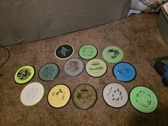 Lot of 14 Used Disc Golf Discs MVP