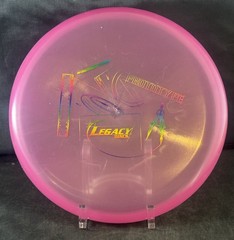 Legacy Discs Prototype Clutch 152g Disc Golf Putter Rare Clear Pink w/rainbow