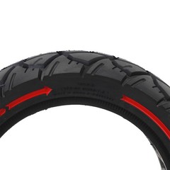 Scooter Solid Tire 10in 10×3 255×80 80/65‑6.5 Red Line Universal For LZTC