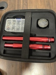 Luxe TM40 Marker – Dust Red with Polished Red Accents W/ Mech Frame LOW SERIAL#