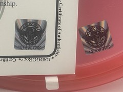 2015 Innova Red Mini Modern Roc 180g W/ COA United States Disc Golf Championship