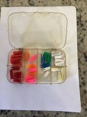 37 TRADITIONAL ARCHERY STYLE ARROW NOCKS 5/16 “ AND 11/32” Mixed Colors. Must C