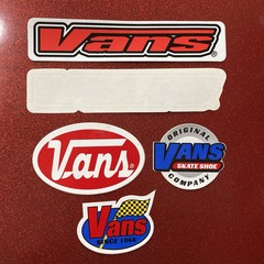 Vintage Vans Footwear Skateboard Shoes Stickers Lot Of 5