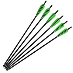 6/12pcs 18-20in Crossbow Bolts Aluminum Arrows Archery Hunting Outdoor Shooting