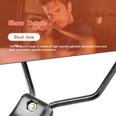 HIGH VELOCITY FOLDING WRIST SLINGSHOT Catapult Powerful Hunting Sling Shot