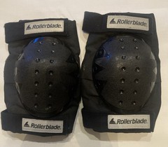 1990s Rollerblade Skate Smart Full Pad Set ADULT SIZE S- Knee, Elbow, Wrist Pads