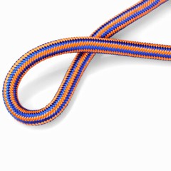 1/2 «x 100/150’12 Strand Braided Rope (Blue,Orange) Tensile Strength 8000 Pounds