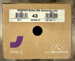 La Sportiva Mythos 30th Anniversary Climbing Shoes Purple US Men 10 EU 43