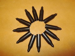 100 GRAIN GLUE-ON FIELD POINTS FOR WOOD ARROWS