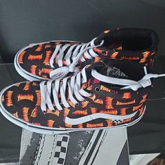 VANS Sk8-Hi Thrasher Skateboarding Shoes Black Men’s US 9 Medium D