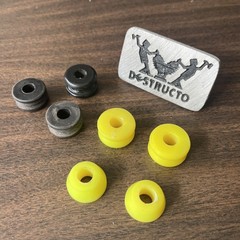 Vintage 80’s DESTRUCTO Skateboard Trucks Plaque SCHMITT STIX Prototype Bushings