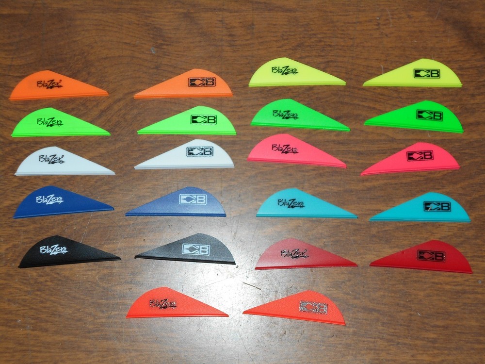 @NEW@ 36 Bohning 2″ Blazer Vanes w/ Bohning Logo YOU PICK COLORS! Mix/Match