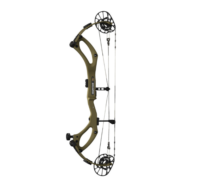 PSE Sicario FDS 70 Pound Right Hand OD Green Carbon Hunting Bow New