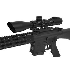UTG unisex adult UTG ACCU SYNC 30mm High Profile 50mm Offset Picatinny Scope,…