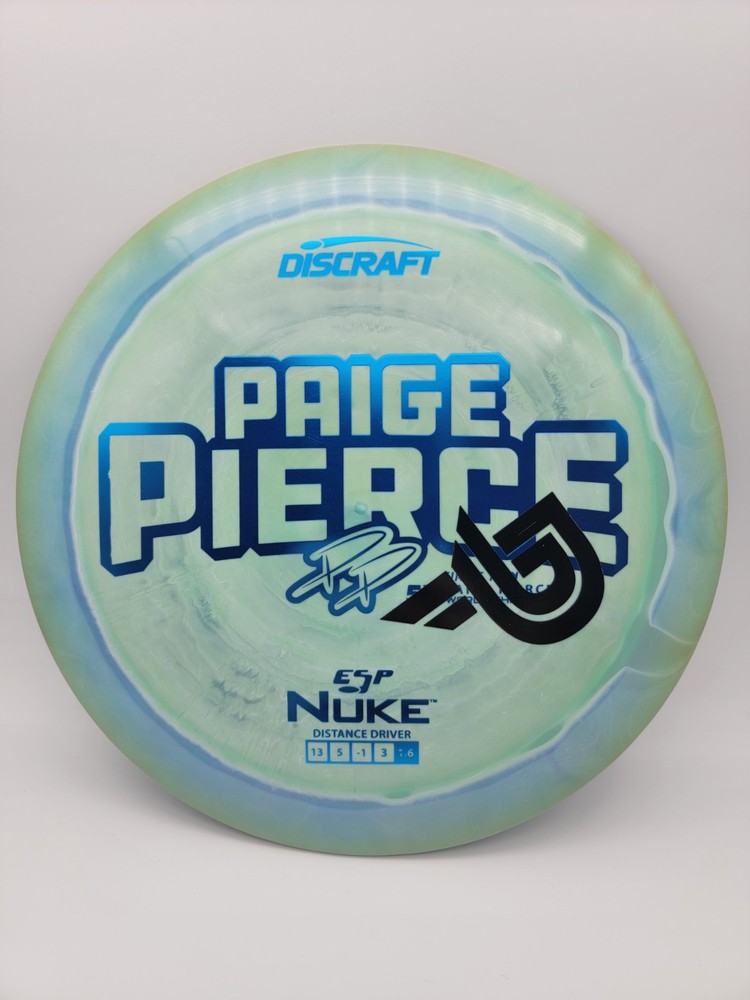 Discraft Paige Pierce 5x Esp Nuke 173-174 Misprint PP Overstamp
