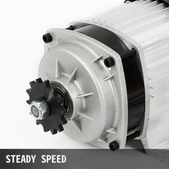750W 48V Electric GoKart Tricycle Cart Brushless Motor Gear Reduction w/Control