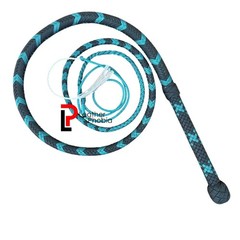Handmade Nylon Paracord Braided Bullwhip 16-Strand (4FT–16FT) Costume Cosplay Bu