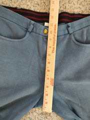 Riding Sport Dover Saddlery Women’s Size 30 Gray/Blue Knee Patch Riding Breeches