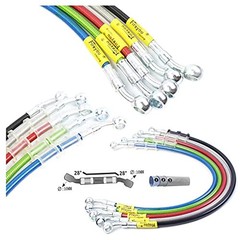 270-2400 AN3 1/8inch 28 Degree M10 Motorcycle Hydraulic Brake Line 900mm Black