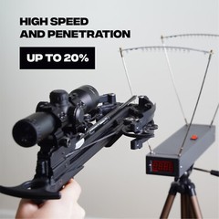 BALLISTA BAT Compound Self-Cocking Small Crossbow with Red Dot Sight and Bolts