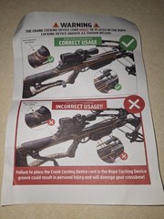 New Barnett Explorer, XP, Crossbow Crank Cocking Device with (2) handles