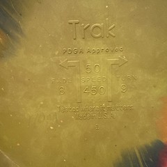 Vibram Disc Golf Trak 170g Medium Splatter Multi Color! Used, No Ink RARE OOP!
