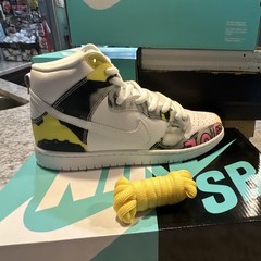 Nike SB Zoom Janoski Canvas High-Top De La Soul Shoes Multi-Color US 8.5