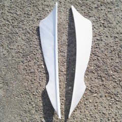 50X Natural Turkey Feathers 4 » Fletches Archery Target Shooting Arrow Shaft DIY