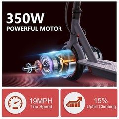 LADPED LP80 350W 8.5″ Electric Scooter 19MPH 10.5AH LONG RANGE 30KM E-Scooter