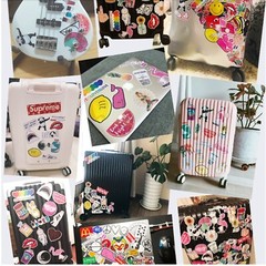 50pc HOLOGRAPHIC COLORFUL STICKER MIX, Waterproof, Cars-Phones-Bikes-Skateboards