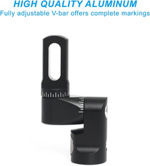 Single Side Adjustable V-Bar Mount Bow Stabilizer Quick Disconnect Rod for Compo