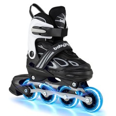 Kids’ Inline Skates for Boys Girls Ages 5-7, 4 Sizes Adjustable Blade Roller