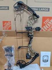 READ!!!! New Bear Fusion RTH Bow 70lbs Draw Weight 31in Draw Length Camo Archery