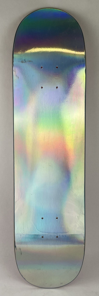 PREMIUM Skateboards 8″ x 32″ Skateboard Deck w Foil Prism Graphic Blemish Pink