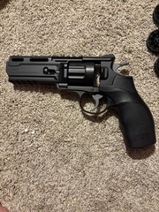 Elite Force H8R revolver 6mm CO2 airsoft with 5 mags, box & allen key