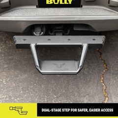 Black 2″ Class III Trailer Towing Hitch Step, Black Powder-Coated Cast