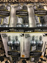 10 Pack New Pre Filled JT 90 Gram 90g CO2 Air Containers – For PCP, Paintball