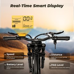 🚲20″ FAT TIRE ADULT ELECTRIC BIKE 1500W 33MPH 66MILE 48V 15.6AH E-MOUNTAIN BIKE