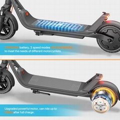 7.8AH ADULT ELECTRIC SCOOTER 22km LONG RANGE 25KM/H HIGH SPEED E SCOOTER US NEW