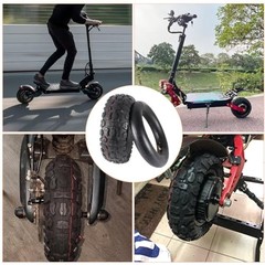 Electric Scooter Tire 10×3.0 Off Road Tire Set 80/65-6 255×80 10 inch