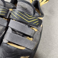 Evolv Shaman Black Yellow Gray Men’s Size 11 Rock Climbing Shoes